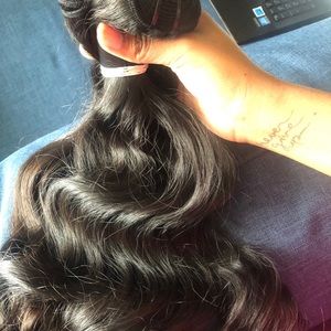 Virgin hair Wavy 16”.18”.20